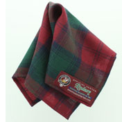 Handkerchief, Pocket Square, Wool, Lindsay Tartan